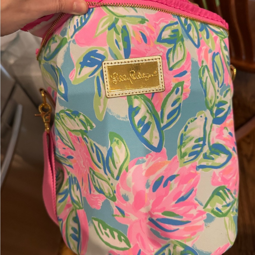 Lilly Pulitzer Pink, Blue & Green Floral Cooler